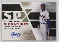 2008 SPx Young Star Signatures Gold Joaquin Arias #YSS-JA Auto un2