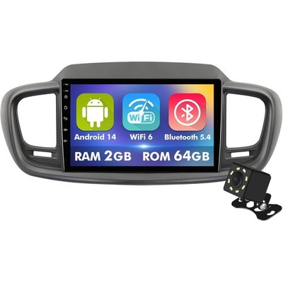 Kia Sorento 3 2015 2020 Android 14 Car Stereo 10.1in CarPlay 2GB64GB