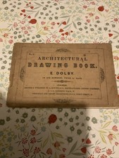 Rare Victorian Architectural Drawing Book No. 6 by E. Dolby, G. Rowney & Co