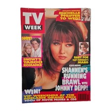 TV WEEK Vintage Magazine October 2, 1993 Luke Perry & Jason Priestley Pin-Up