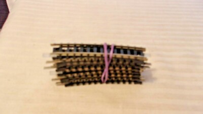 Set of8 N Scale Atlas 1/2 9-3/4'' Radius Curve Track  #2511 Nickel Silver Code 80