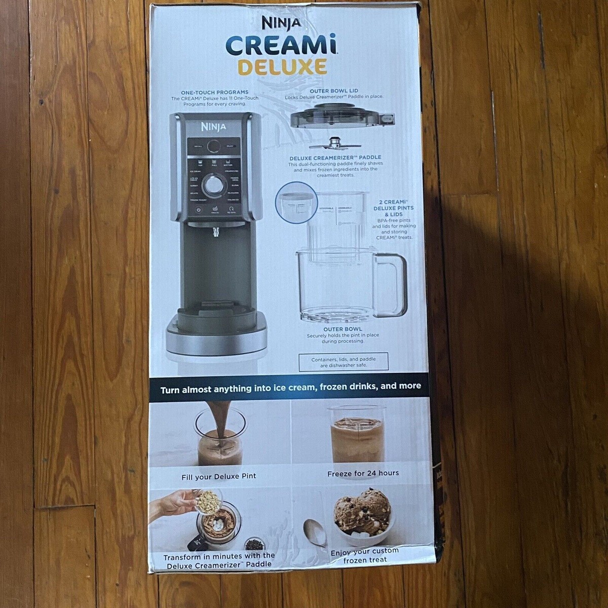 Ninja CREAMi Deluxe 11-in-1 NC501 Ice Cream & Frozen Treat Ninja CREAMi Deluxe 11-in-1 NC501 Ice Cream & Frozen Treat