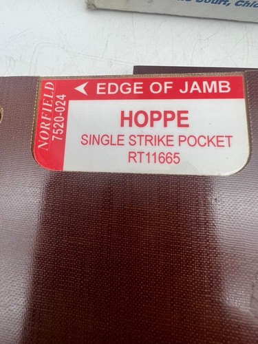 NORFIELD Lot of 6 Door Jamb Strike Templates 7250-025 HOPPE Mortise Pattern USA - Imagen 3 de 15