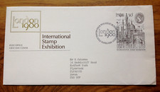 G.B. 1980 London Int Stamp Exhibition FDC  , Edinburgh Postmark.  Free UK P&P