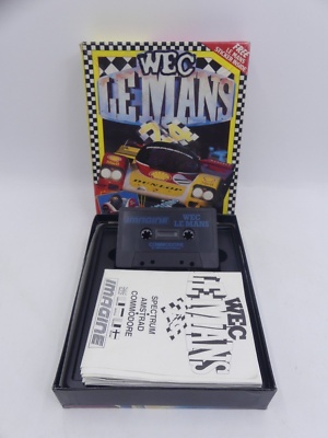 Jeu WEC Le Mans 24 Sur Commodore 64 & 128 - Complet Et Testé (1987)