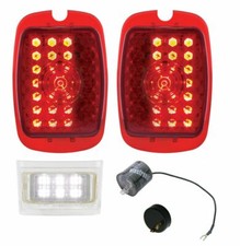 United Pacific 27 Led Sequential Tail Light Set 1937-38 Chevy Car1940-53 Truck