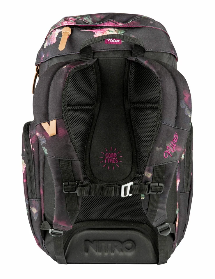 NITRO Daypacker Backpack Rucksack Rucksack Black Rose schwarz - Bild 3 von 3