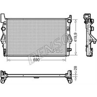 Denso WasserküHler MotorküHler FüR Mercedes-Benz Vito Tourer W447 111 CDI/111