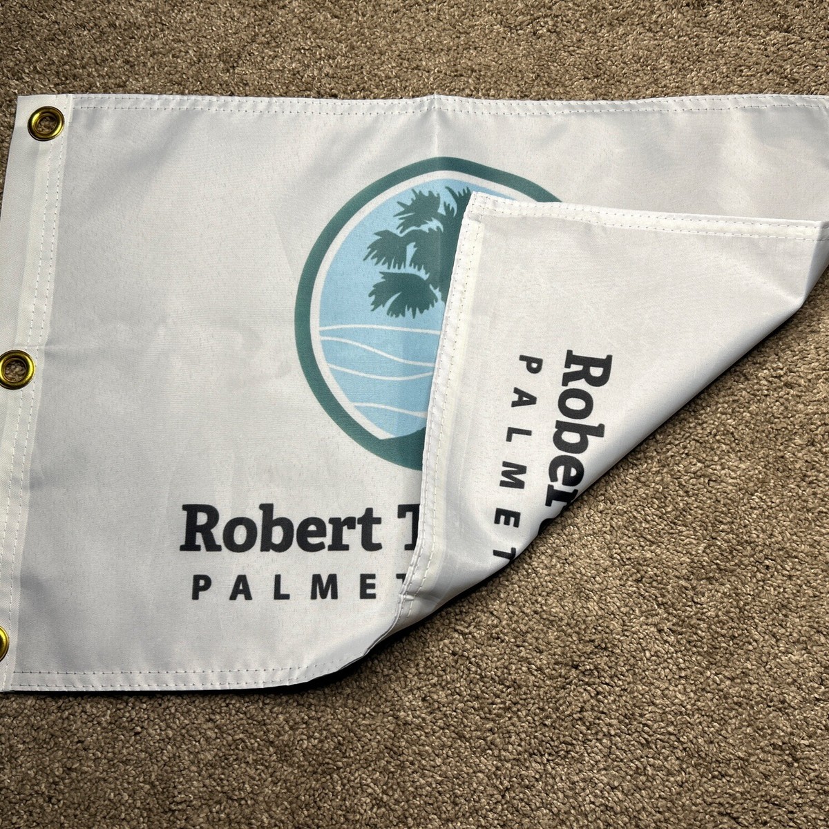 PGA TOUR ゴルフタペストリー ROBERT TRENT JONES RTJ PALMETTO DUNES GOLF PIN FLAG W GROMMETS PGA