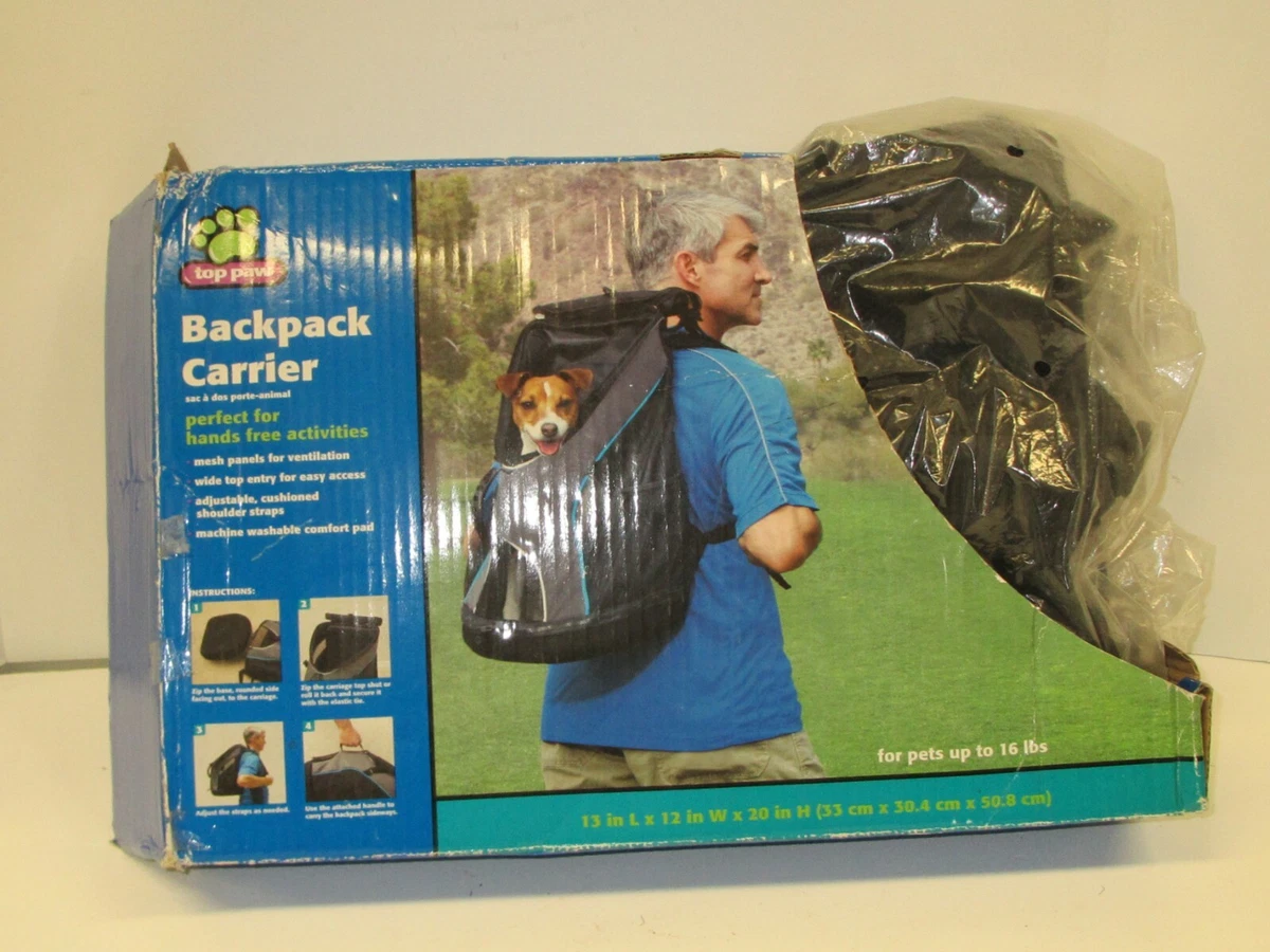 Top paw top backpack carrier