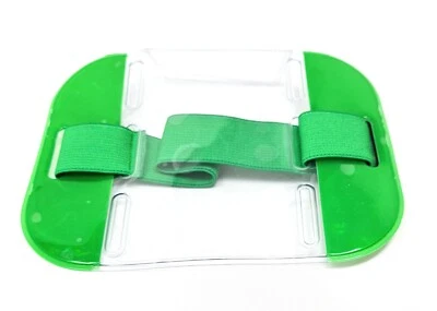 Security SIA Armband Hi Viz GREEN MARSHALL, DOORMAN BADGE HOLDER. Best Quality!