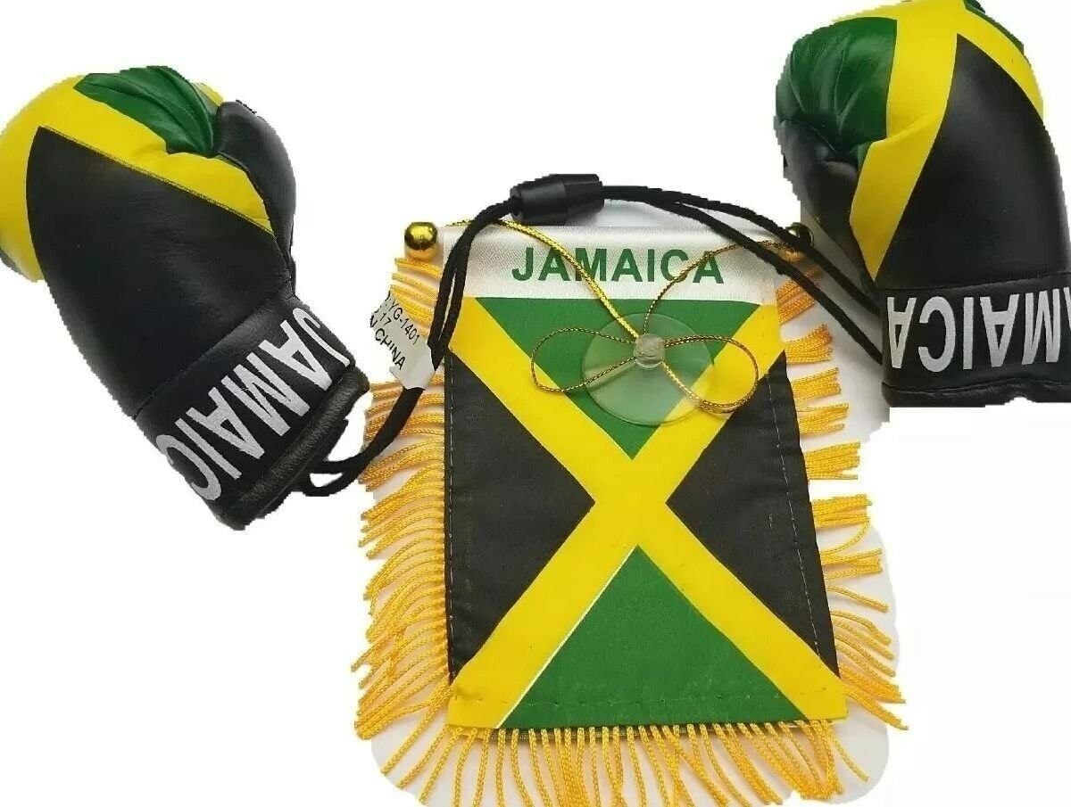 Jamaica Personalised Mini Boxing Gloves For Car Puerto Rico