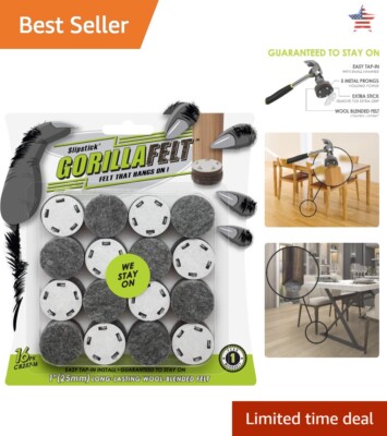 Furniture Glides Gorilla Felt Chair Pads Chair Leg Floor Protectors