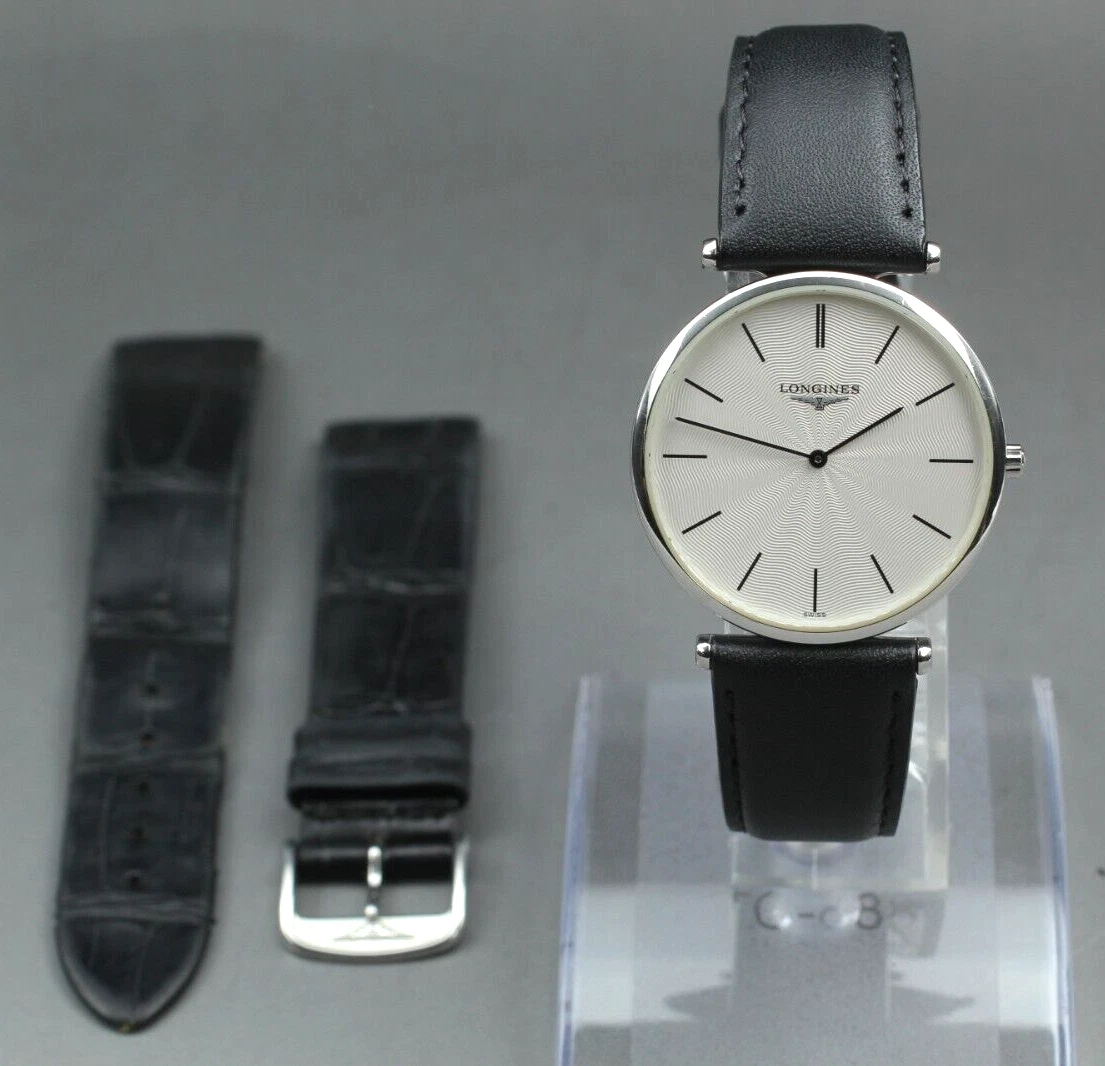 [QUASI NUOVO] LONGINES Grande Classique L4.709.4 Argento 33mm Orologio Uomo Qz JP U153