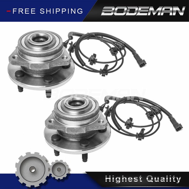 Pair Front Wheel Hub and Bearing for 2002 2003 2004 2005 2006 2007 Jeep