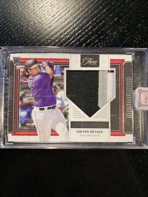 Colton Welker RC 2022 Panini Three and Two 4-color jersey relic #RJ-CW - 20/60