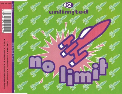 (134) 2 Unlimited   'No Limit'- Rare UK PWL CD Single 1993-Techno/Euro house-New