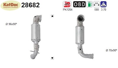   Katalysator Citroen Berlingo/C3/C4,Peugeot2008/208/3008/308/5008, Opel, Euro 6