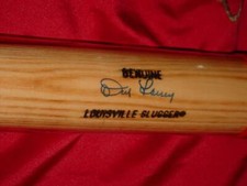 COA SIGNED Don Larsen New York Yankees Louisville Slugger Model 180 Baseball Bat