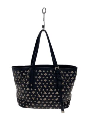 JIMMY CHOO Handbag Star Studs Leather Black Used | eBay JIMMY CHOO Handbag Star Studs Leather Black Used | eBay