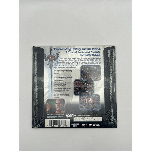 Soul Calibur II PS2/ PlayStation 2 Demo Disc FACTORY SEALED!!! - Picture 2 of 2
