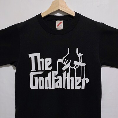 Vintage The Godfather Movie Promo Rare T Shirt Size Small Black | eBay