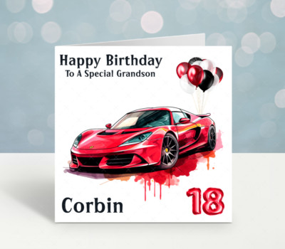 Birthday Card Male Son Grandson Brother Nephew Friend Husband Dad ...