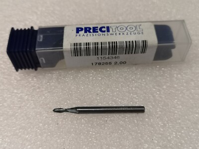 PreciTool   Vollradiusfräser PREMUS   178255   Ø 2,00 mm   kurz   VPE 1 St