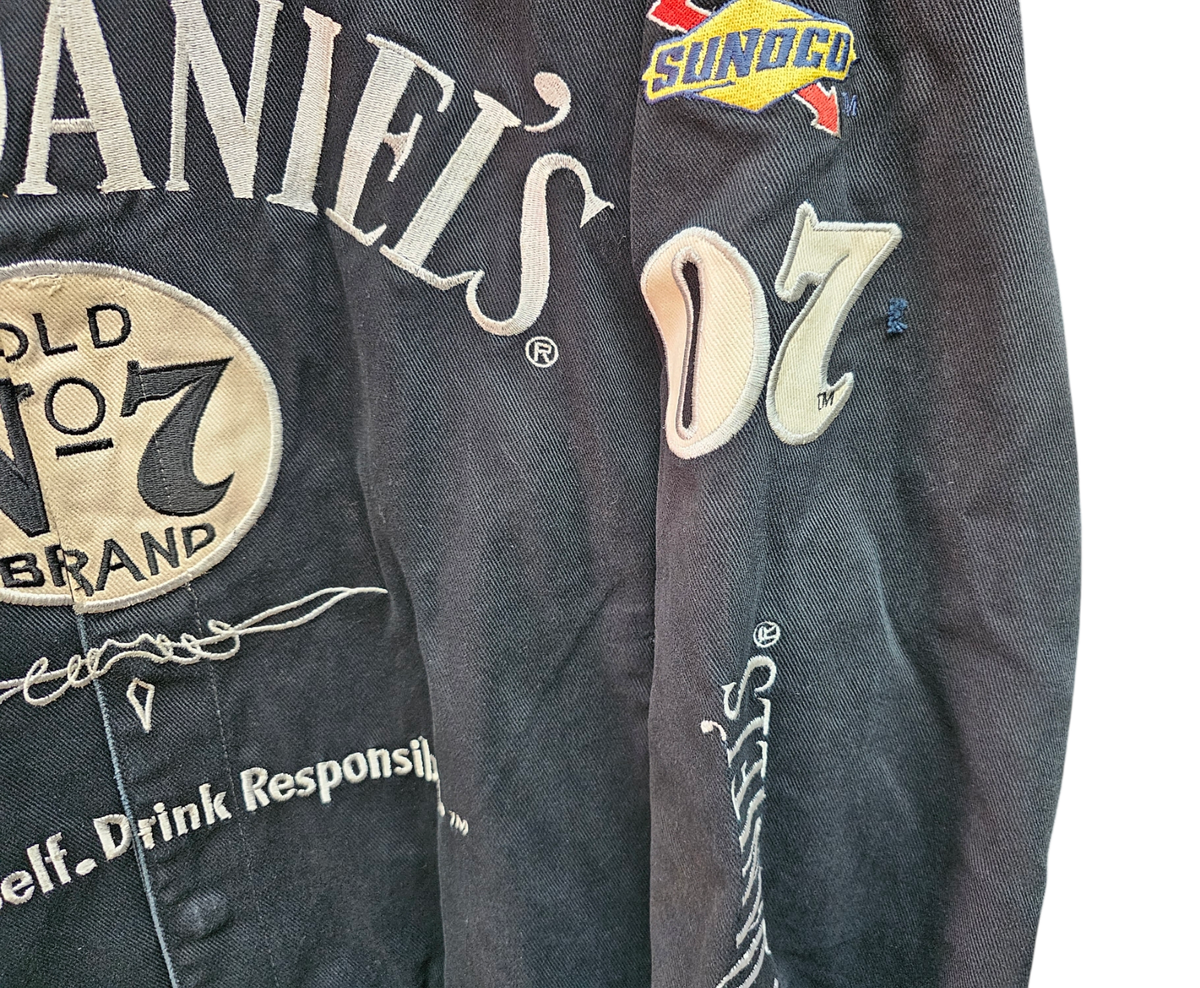 Vintage Retro JH Design Nascar Jack Daniels Team Racing Jacket 