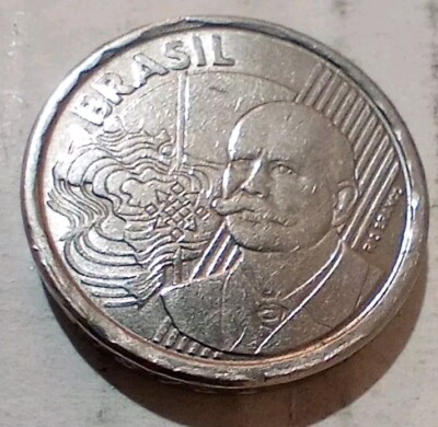 50 Centavos 2009 Brazil Coin Inscripted Edge Ordem E Progresso