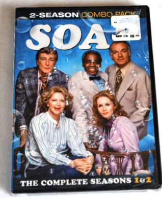 SOAP Complete Seasons 1 & 2 (DVD, 4-Disc New-Katherine Helmond and Billy Crystal