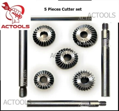 ACTOOLS Valve Seat Carbon Steel Face HCS Cutter Set 5 Pcs For Vintage Cars And Bikes UK