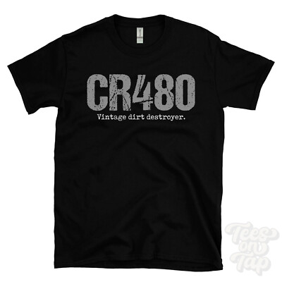 CR480: Vintage Dirt Destroyer T-Shirt Motorrad Biker