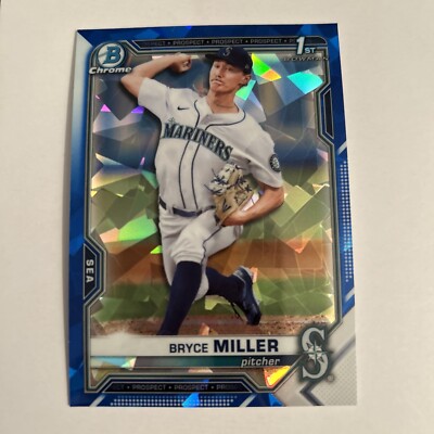 2021 Bowman Chrome Draft Sapphire Edition - #BDC-64 Bryce Miller (RC)