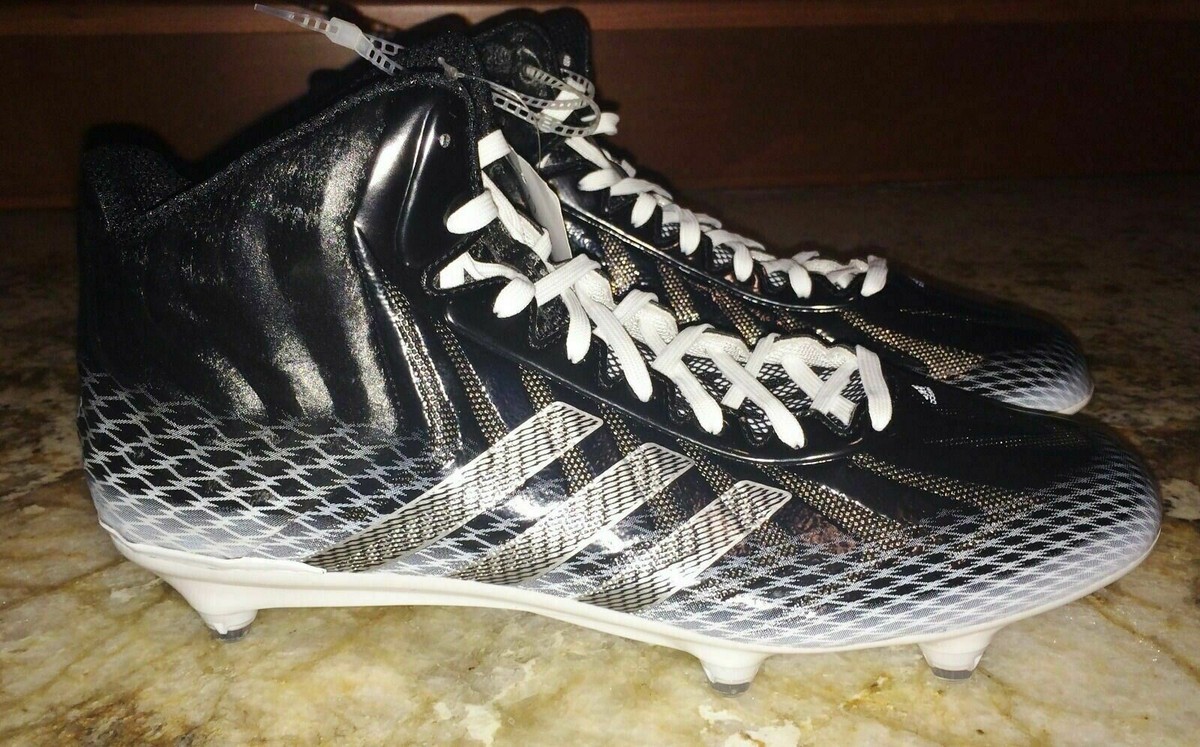 ADIDAS CrazyQuick Mid D Black White Detachable Football  display picture 2