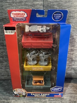 Thomas & Friends Trackmaster Castle Delivery Cargo Car Box Knight Griffin Rare