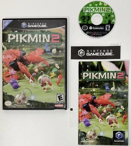 Pikmin 2 (Nintendo GameCube, Wii, 2004) COMPLETE! CIB! FREE SHIPPING!