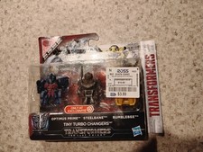 Transformers Last Knight Tiny Turbo Changers Steelbane Optimus Bumblebee MOSC
