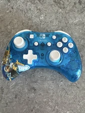 PDP Rock Candy Wired Controller for Switch Clear Blue 500-181 WO cord