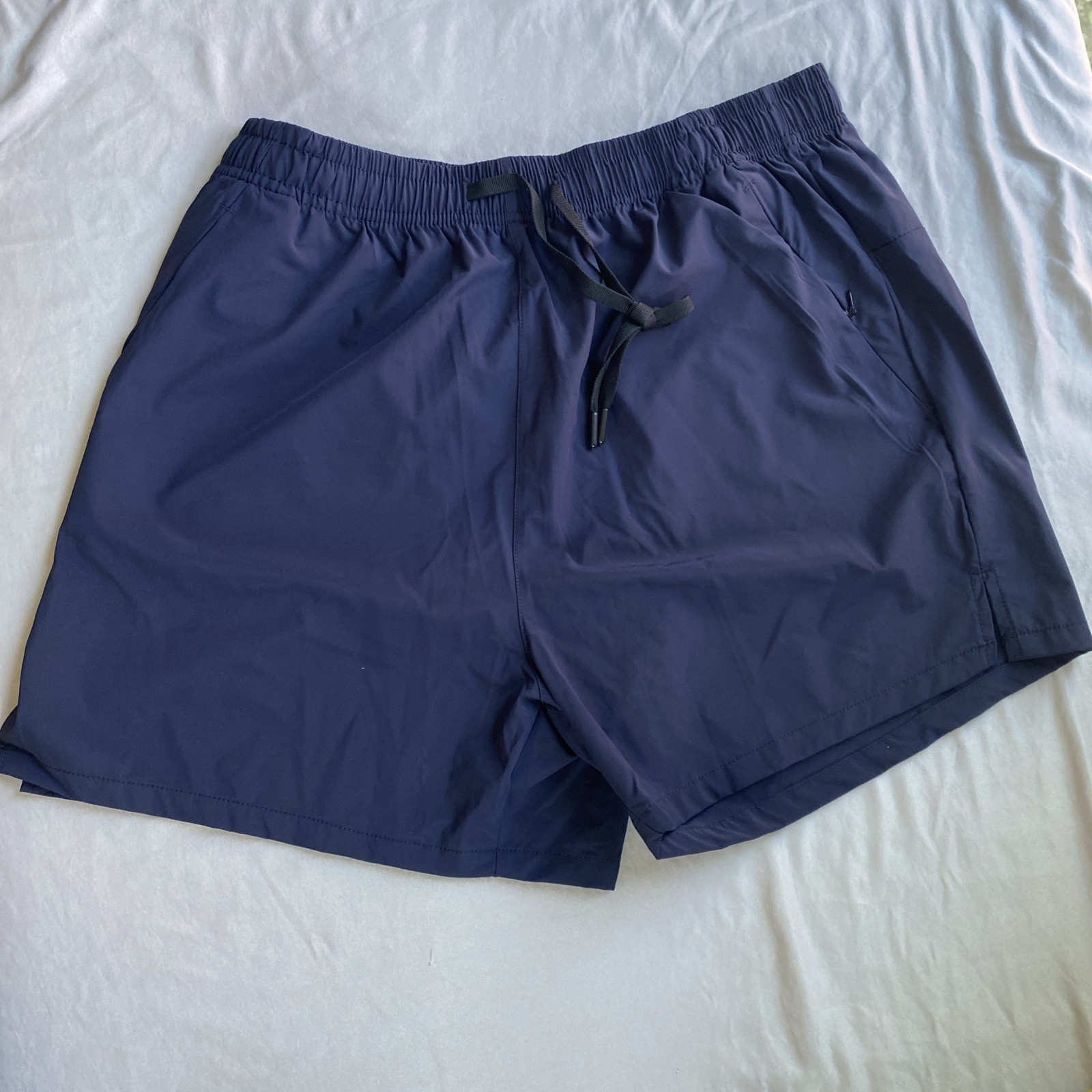 Men Ice Silky Quick Dry Shorts Breathable Summer Running Gym Beach Fitness Med