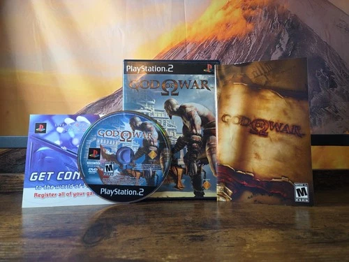 God of War 1 Black Label - PlayStation 2 PS2 - CIB w/Registration - Tested