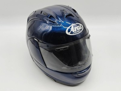 Arai RX-7 RR5 Glass Blue Full Face Helmet M Size Used