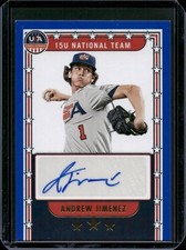 2024 Panini Stars & Stripes USA #NTS-AJ Andrew Jimenez Signatures 84/100