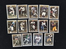 1993 Topps Prizes Black Gold 14 Card Lot NFL Randall Cunningham Rison Warren