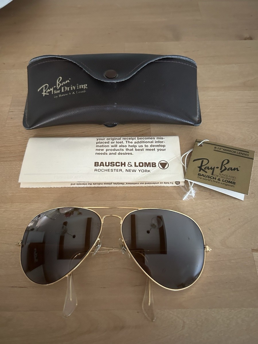 香*司様 Ray-Ban Aviator Bausch & Lomb Vintage B&L Ray Ban Bausch & Lomb 62mm G15 Gray Aviator Sunglasses