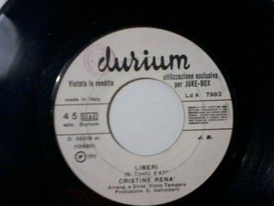 Boney M. / Cristine Rena' - Ma Baker / Liberi