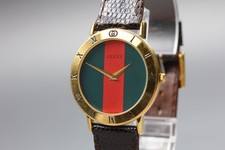 [Exc+5] Gucci 3000.2.M 33mm Sherry Line Dial Quartz Men's Watch From JAPAN