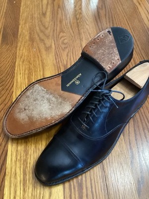 Allen Edmonds Hopkinson Cap Toe Oxford Black ALLEN EDMONDS The Hopkinson Solid Black Leather Captoe  main image 4