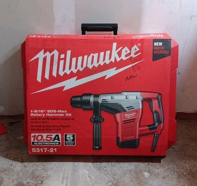 Milwaukee (5317-21) 1-9/16  SDS-Max Rotary Hammer Kit With Case - Brand New