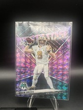 2021 Panini Mosaic Center Stage Purple Mosaic Prizm /49 Drew Brees #CS25